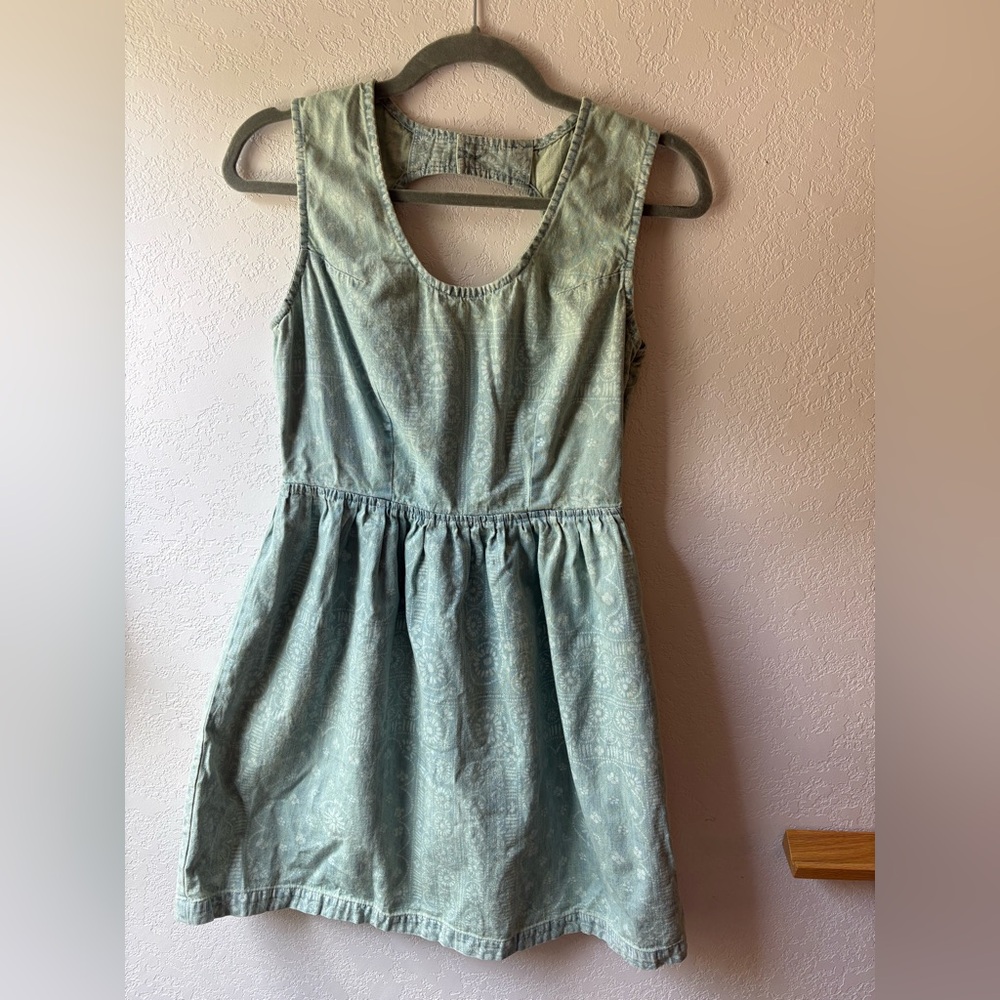 Billabong Patterned Denim Dress